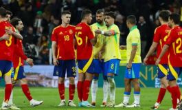 España y Brasil empataron en un partido de arbitraje para el olvido
