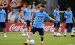 Nuevo entrenamiento de la Selección Argentina