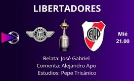 Libertadores: River choca con Libertad luego de la derrota en el Superclásico