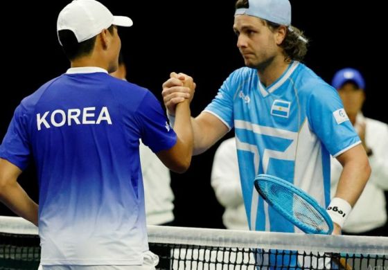Copa Davis: Argentina cayó ante Corea del Sur y deberá jugar por no descender