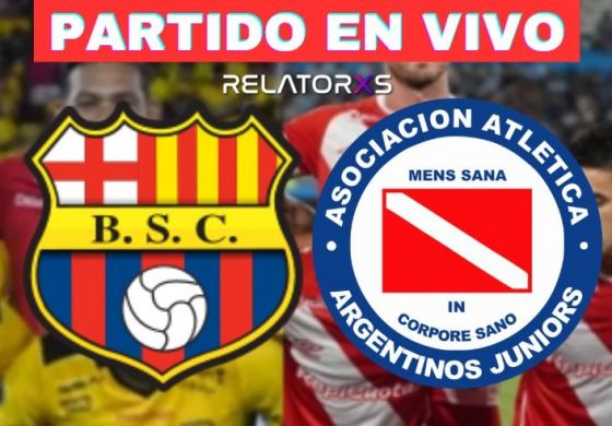 Argentinos Juniors arranca el sueño copero ante Barcelona en Guayaquil