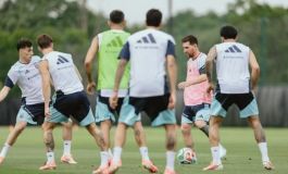 La Selección Argentina completó el último entrenamiento