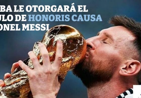 La UBA le otorgará el Doctorado Honoris Causa a Lionel Messi